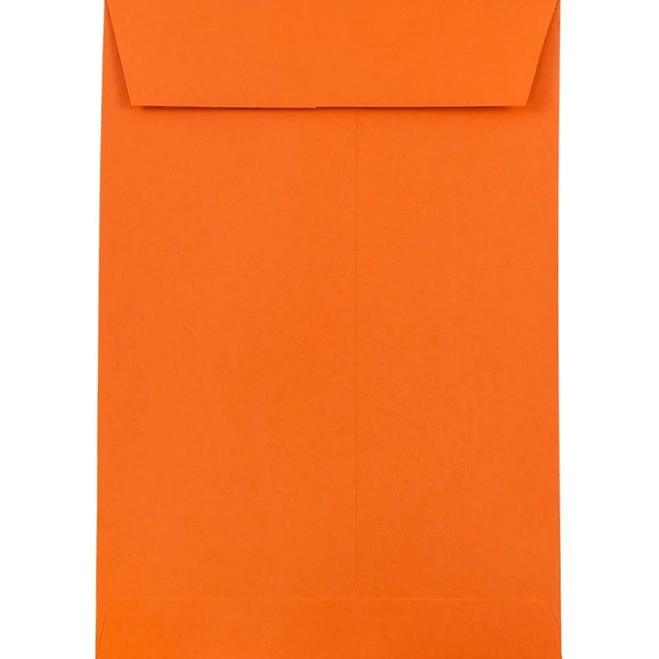 JAM Paper 6" x 9" Open End Catalog Colored Envelopes, Orange Recycled, 10/Pack (88129B)* Catalog