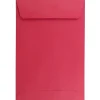 JAM Paper 6" x 9" Open End Catalog Colored Envelopes, Red Recycled, 10/Pack (V0128139B)* Catalog