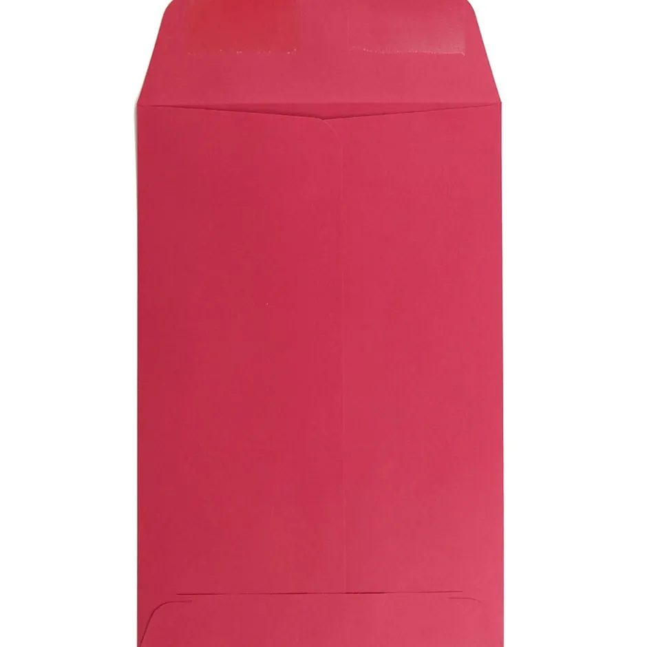 JAM Paper 6" x 9" Open End Catalog Colored Envelopes, Red Recycled, 10/Pack (V0128139B)* Catalog