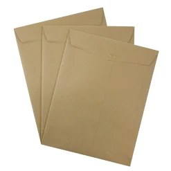 JAM Paper 10 x 13 Open End Kraft Catalog Envelopes with Clasp Closure, Brown Kraft Paper Bag, 50/Pack (563120854i)* Catalog
