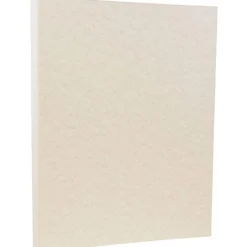 Sale 8.5" x 11" Parchment Cardstock, 65lb, Pewter Silver, 100/pack (96600800G) Card Stock