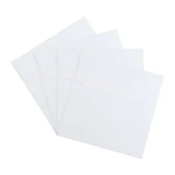 JAM Paper 5.5 x 5.5 Square Invitation Envelopes, White, 50/Pack (28415I)* Business