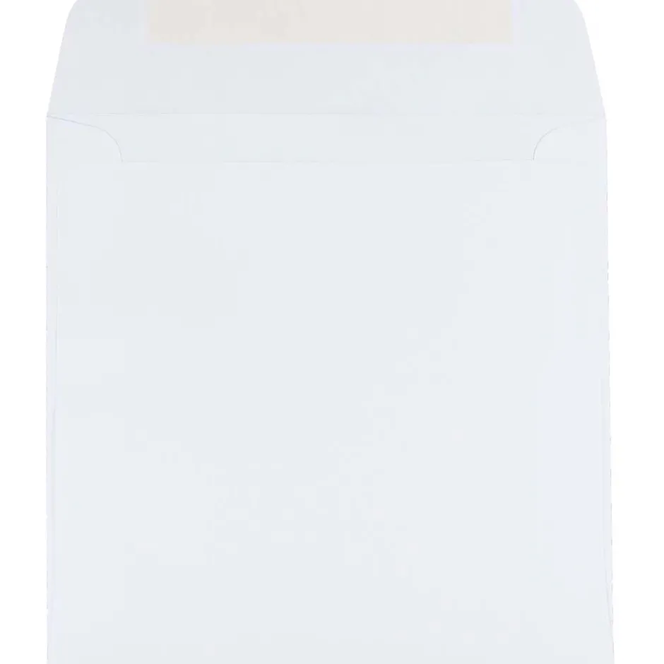 JAM Paper 6.5 x 6.5 Square Invitation Envelopes, White, 100/Pack (28417B)* Business