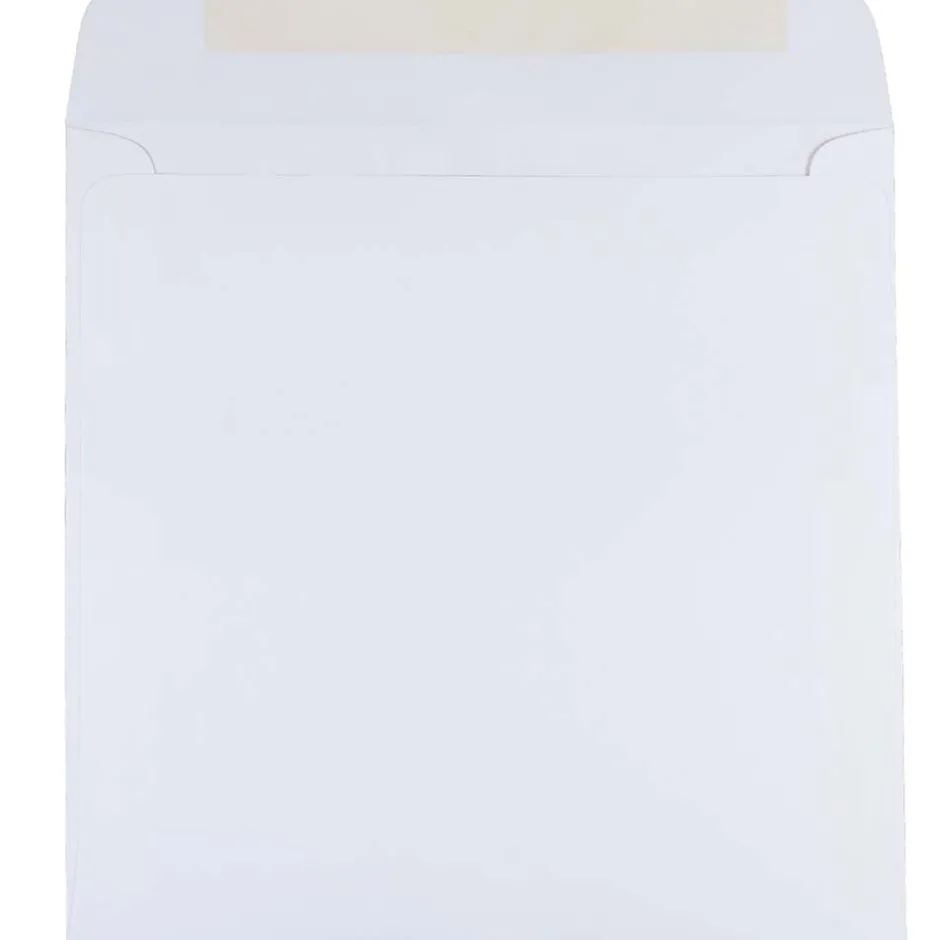 JAM Paper 8.5 x 8.5 Square Invitation Envelopes, White, 25/Pack (4231)* Business