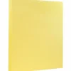 Hot 8.5" x 11" Vellum Bristol Cardstock, 67lb, Canary Yellow, 100/pack (169822G) Card Stock