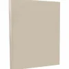 Sale 8.5" x 11" Vellum Bristol Cardstock, 67lb, Grey, 100/pack (169827G) Card Stock