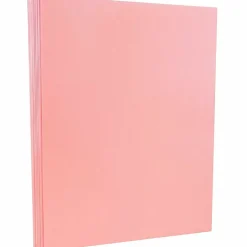 Best 8.5" x 11" Vellum Bristol Cardstock, 67lb, Pink, 100/pack (169831G) Card Stock