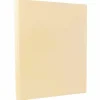 Sale 8.5" x 11" Vellum Bristol Cardstock, 67lb, Cream, 100/pack (169824G) Card Stock