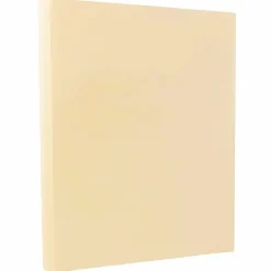 Sale 8.5" x 11" Vellum Bristol Cardstock, 67lb, Cream, 100/pack (169824G) Card Stock