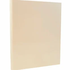 Outlet 8.5" x 11" Vellum Bristol Index Cardstock, 110lb, Ivory, 100/pack (169851G) Card Stock