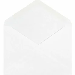 JAM Paper A2 Booklet Envelope 4 3/8" x 5 3/4", White, 100/Pack (4023206d)* Business