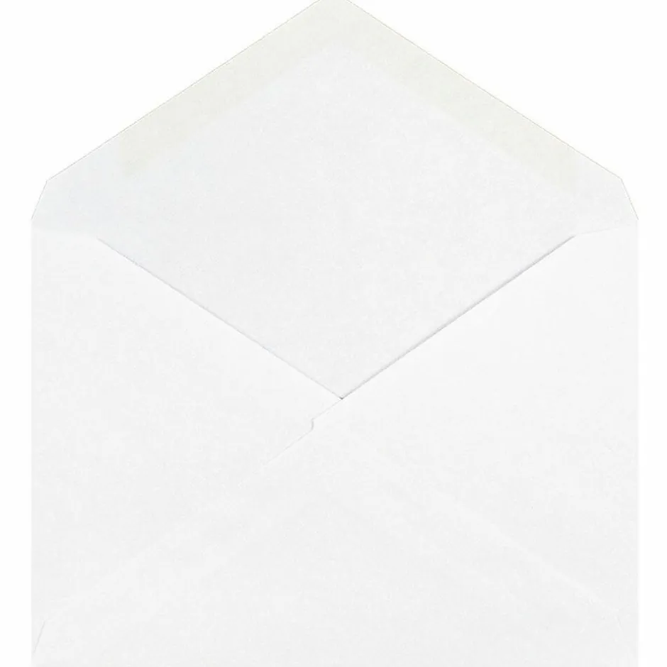 JAM Paper A2 Booklet Envelope 4 3/8" x 5 3/4", White, 100/Pack (4023206d)* Business