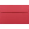 JAM Paper A9 Colored Invitation Envelopes, 5.75 x 8.75, Red Recycled, 50/Pack (14257I)* Business