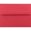 JAM Paper A6 Colored Invitation Envelopes, 4.75 x 6.5, Red Recycled, 50/Pack (67503I)* Business