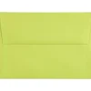 JAM Paper A7 Colored Invitation Envelopes, 5.25 x 7.25, Ultra Lime Green, 50/Pack (96151I)* Business