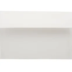 JAM Paper A9 Foil Lined Invitation Envelopes, 5.75 x 8.75, White with Ivory Foil, 50/Pack (532412546I)* Business