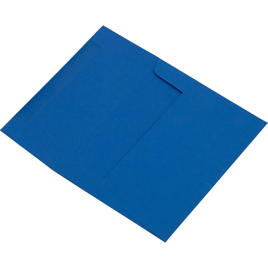 JAM Paper A2 Invitation Envelope 4 3/8" x 5 3/4", Presidential Blue, 25/Pack (563913396)* Business