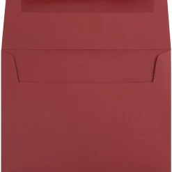 JAM Paper A7 Invitation Envelopes, 5.25 x 7.25, Dark Red, 25/Pack (31511307)* Business