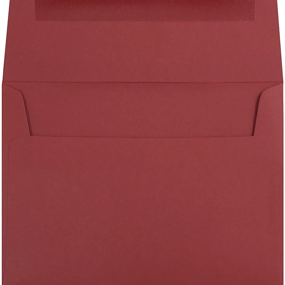 JAM Paper A7 Invitation Envelopes, 5.25 x 7.25, Dark Red, 25/Pack (31511307)* Business