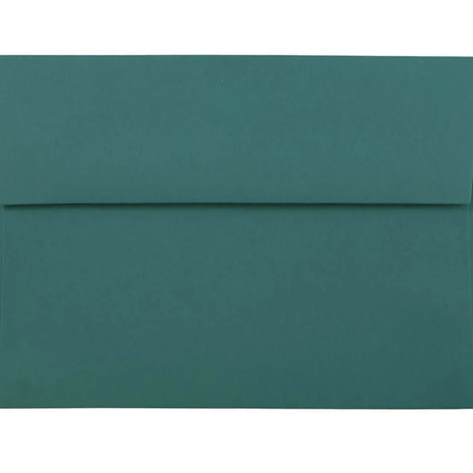 JAM Paper A7 Invitation Envelopes, 5.25 x 7.25, Teal, 25/Pack (21517152)* Business