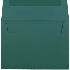 JAM Paper A7 Invitation Envelopes, 5.25 x 7.25, Teal, 25/Pack (21517152)* Business