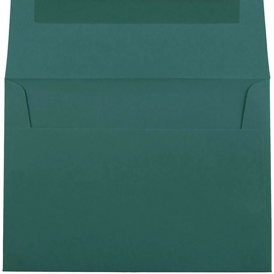 JAM Paper A7 Invitation Envelopes, 5.25 x 7.25, Teal, 25/Pack (21517152)* Business