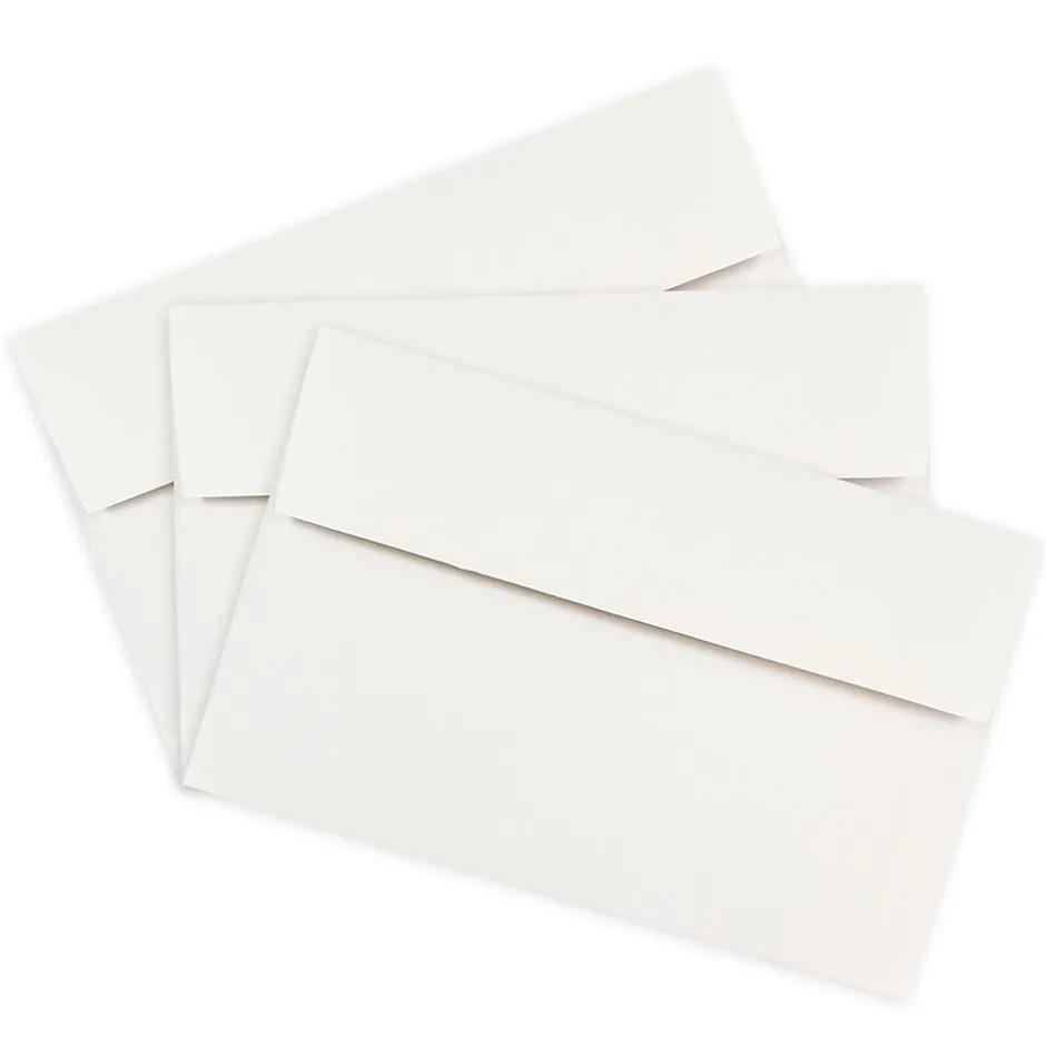 JAM Paper A10 Invitation Envelopes, 6 x 9.5, White, 25/Pack (12039)* Business
