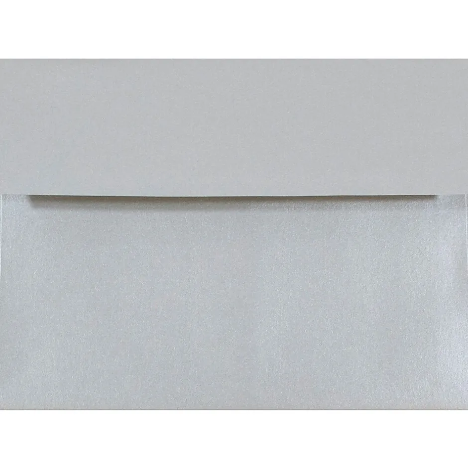 JAM Paper A7 Metallic Invitation Envelopes, 5.25 x 7.25, Stardream Silver, 50/Pack (GCST709I)* Business