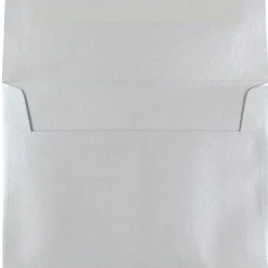 JAM Paper A7 Metallic Invitation Envelopes, 5.25 x 7.25, Stardream Silver, 50/Pack (GCST709I)* Business