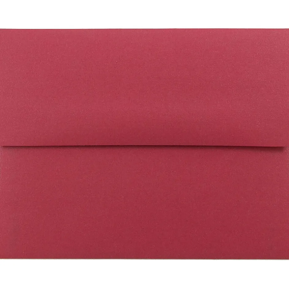 JAM Paper A2 Metallic Invitation Envelopes, 4.375 x 5.75, Stardream Jupiter Red, 25/Pack (SD5370 20)* Business