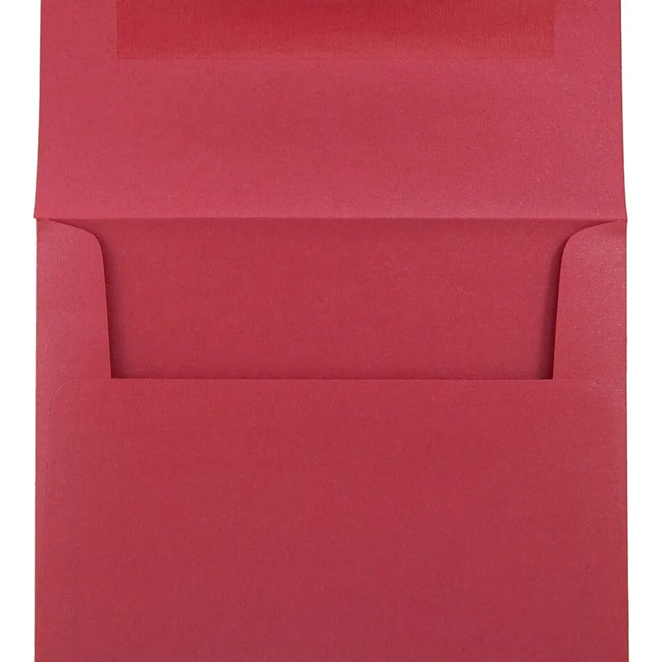 JAM Paper A2 Metallic Invitation Envelopes, 4.375 x 5.75, Stardream Jupiter Red, 25/Pack (SD5370 20)* Business