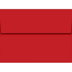 JAM Paper A7 Self Seal Invitation Envelopes, 5 1/4" x 7 1/4", Ruby Red, 50/Pack (4980-204-50)* Business