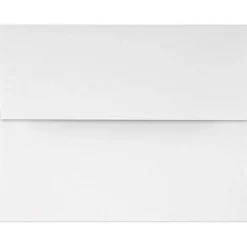 JAM Paper A4 Self Seal Invitation Envelope 4 1/4" x 6 1/4", White, 50/Pack (4872-WPC-50)* Business