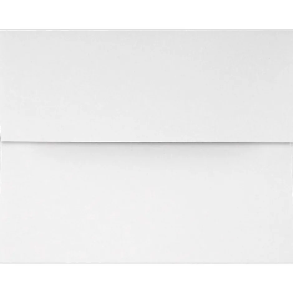 JAM Paper A4 Self Seal Invitation Envelope 4 1/4" x 6 1/4", White, 50/Pack (4872-WPC-50)* Business