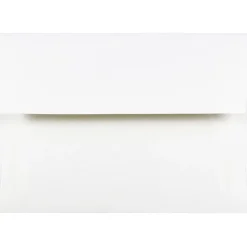 JAM Paper A2 Strathmore Invitation Envelopes, 4.375 x 5.75, Bright White Wove, 50/Pack (191151I)* Business