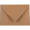 JAM Paper ® A6 V-Flap Invitation Envelopes, 4.75 x 6.5, Brown Kraft Paper Bag, 25/Pack (63134660)* Business