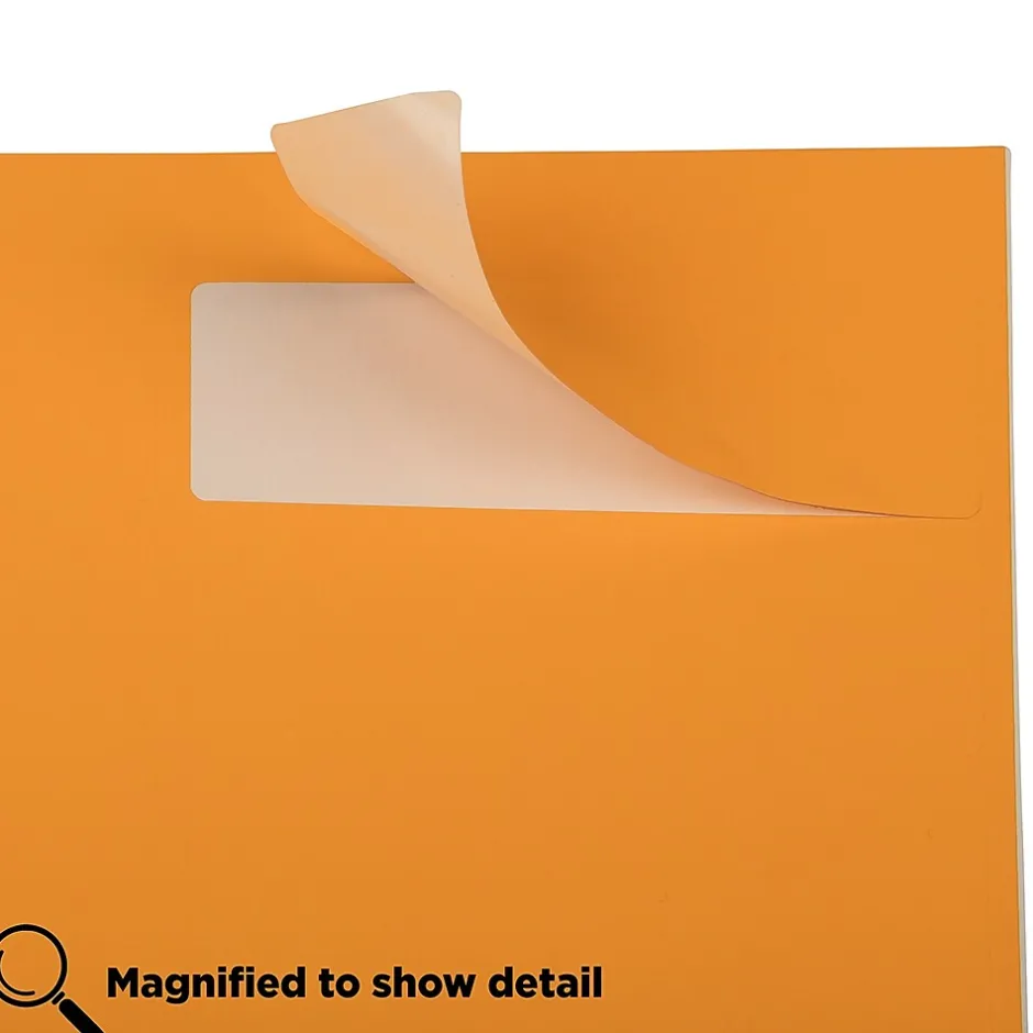 JAM Paper Address Labels, 1 1/3" x 4", , 14 Labels/Sheet, 9 Sheets/Pack (359329611)* Address Labels