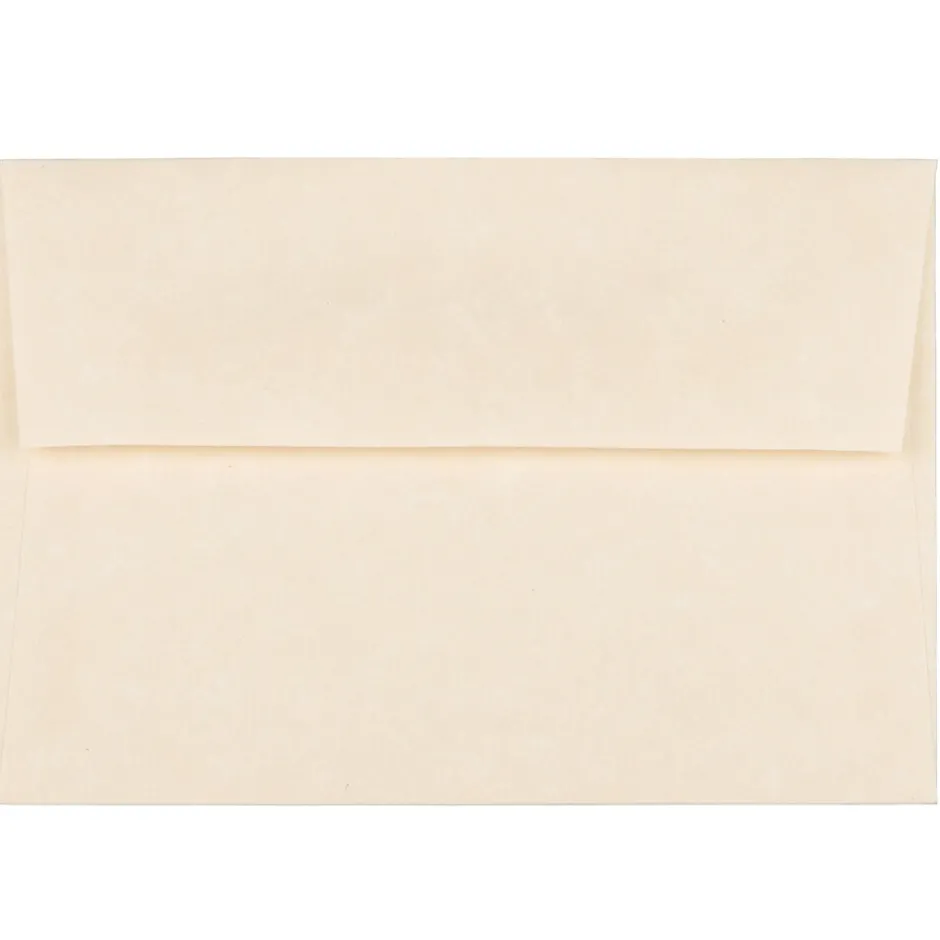 JAM Paper 4Bar A1 Parchment Invitation Envelopes, 3.625 x 5.125, Natural Recycled, 25/Pack (900795107)* Business