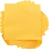Napkins<JAM Paper Beverage Napkin, 2-ply, Yellow, 50 Napkins/Pack (255621944)