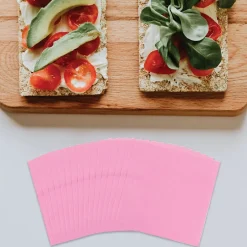 Napkins<JAM Paper Beverage Napkin, 2-ply, Baby Pink, 50 Napkins/Pack (5255620713)