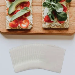 Napkins<JAM Paper Beverage Napkin, 2-ply, Silver, 50 Napkins/Pack (255628826)