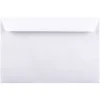 JAM Paper Booklet Envelope, 6" x 9", White, 25/Pack (4238)* Security Tinted