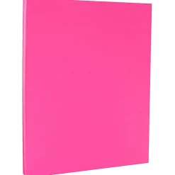 Outlet Bright Hue 65 lb. Cardstock Paper, 8.5" x 11", Ultra Fuchsia, 50 Sheets/Pack (184851) Card Stock