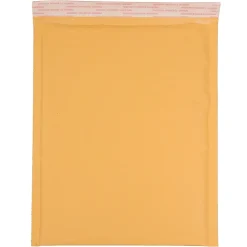JAM Paper Bubble Lite Padded Mailers, Size 7, 14 1/4 x 18 1/2- Brown Kraft, 100/Pack (GCST657H)* Bubble Mailers