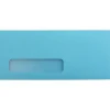 JAM Paper Clasp #10 Window Envelope, 4 1/8" x 9 1/2", Blue, 500/Pack (5156476H)* Window