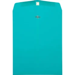 JAM Paper Clasp Catalog Envelope 10" x 13", Sea Blue, 50/Pack (900766073I)* Catalog