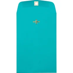 JAM Paper Clasp Catalog Envelope 6" x 9", Sea Blue, 25/Pack (900807461F)* Catalog