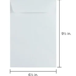 JAM Paper Commercial Open End Catalog Envelopes, 6 1/2