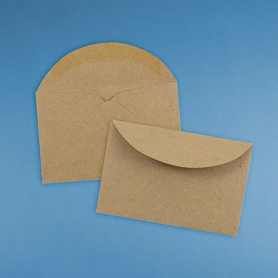 JAM Paper 3Drug Mini Recycled Kraft Envelopes, 2.3125 x 3.625, Brown Kraft Paper Bag, 100/Pack (5207691A)* Business