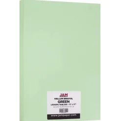 ® Extra Heavy Weight 110lb Cardstock, 11 x 17 Tabloid Coverstock, Green, 50 Sheets/Pack (16932843) Card Stock